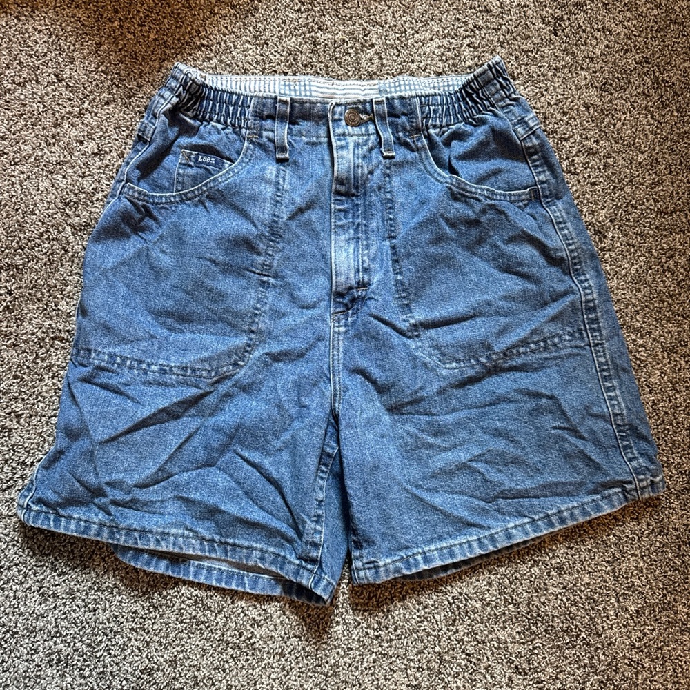 Lee Blue Jean Shorts Relaxed Fit
